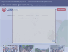 Tablet Screenshot of gimnasiocampestre.edu.co